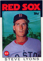 1986 Topps Baseball Cards      233     Steve Lyons